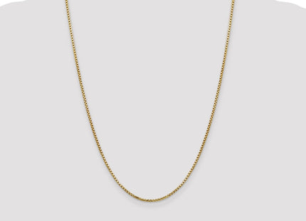 14K gold box link bracelet