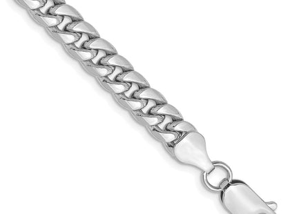 14k WG Semi-Solid Miami Cuban Chain (Style BC154W-8)