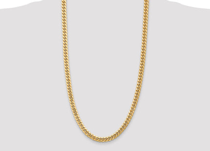 14K Semi-Solid Miami Cuban with Lobster Clasp Chain (Style BC155-28)