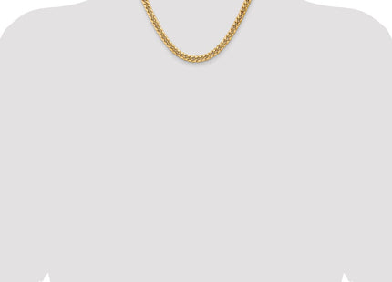 14K Semi-Solid Miami Cuban with Lobster Clasp Chain (Style BC156-18)