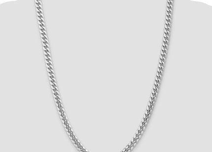 14k WG Semi-Solid Miami Cuban Chain (Style BC156W-26)