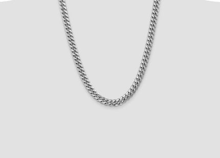 14k WG Semi-Solid Miami Cuban Chain (Style BC157W-24)