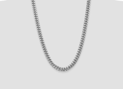 14k WG Semi-Solid Miami Cuban Chain (Style BC157W-26)