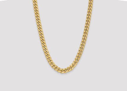 14K Semi-Solid Miami Cuban with Lobster Clasp Chain (Style BC158-26)