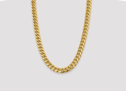 14K Semi-Solid Miami Cuban with Lobster Clasp Chain (Style BC164-26)