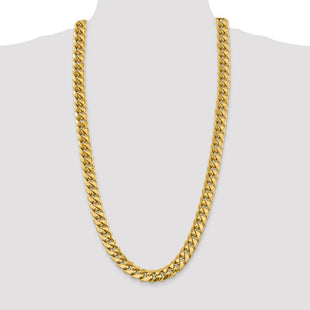 14K Semi-Solid Miami Cuban with Lobster Clasp Chain (Style BC164-30)