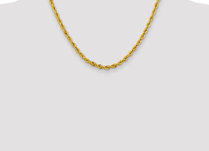 14K Semi Solid Rope with Lobster Clasp Chain (Style BC168-18)