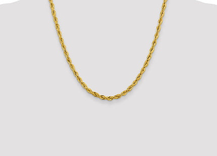 14K Semi Solid Rope with Lobster Clasp Chain (Style BC168-20)