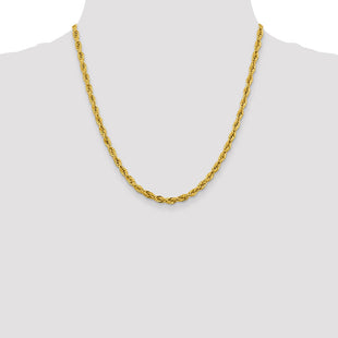 14K Semi Solid Rope with Lobster Clasp Chain (Style BC168-20)