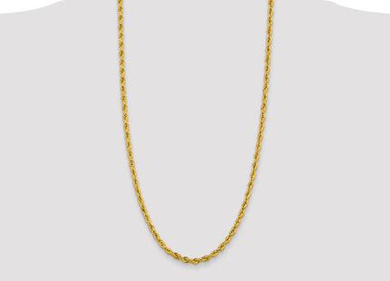 14K Semi Solid Rope with Lobster Clasp Chain (Style BC168-28)