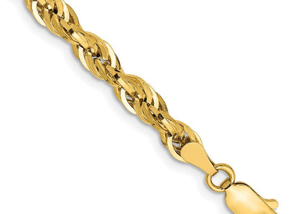 14K Semi Solid Rope with Lobster Clasp Chain (Style BC168-7)