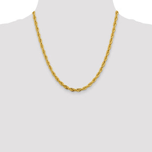 14K Semi Solid Rope with Lobster Clasp Chain (Style BC169-20)