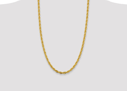 14K Semi Solid Rope with Lobster Clasp Chain (Style BC169-26)