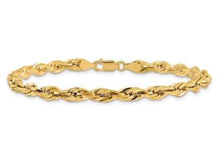 14K Semi Solid Rope with Lobster Clasp Chain (Style BC169-8)