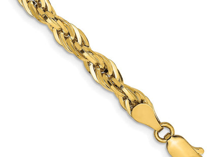 14K Semi Solid Rope with Lobster Clasp Chain (Style BC169-8)