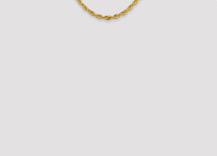 14K Semi Solid Rope with Lobster Clasp Chain (Style BC170-16)