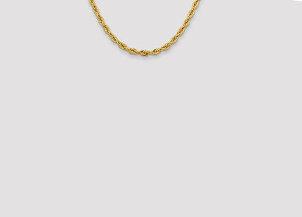 14K Semi Solid Rope with Lobster Clasp Chain (Style BC170-18)
