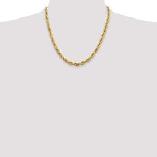 14K Semi Solid Rope with Lobster Clasp Chain (Style BC170-20)