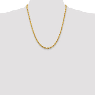 14K Semi Solid Rope with Lobster Clasp Chain (Style BC170-22)