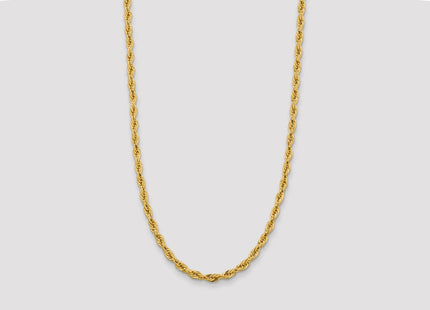 14K Semi Solid Rope with Lobster Clasp Chain (Style BC170-28)