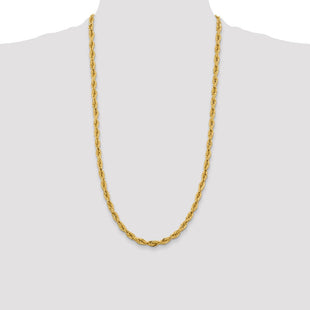 14K Semi Solid Rope with Lobster Clasp Chain (Style BC170-28)