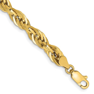 14K Semi Solid Rope with Lobster Clasp Chain (Style BC170-8)