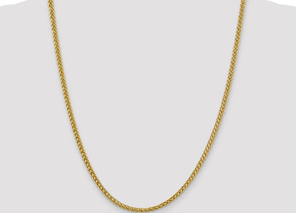 14K Semi-Solid 3-Wire Wheat with Lobster Clasp Chain (Style BC177-24)