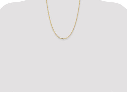 14K Semi-Solid Curb with Lobster Clasp Chain (Style BC192-22)