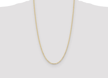 14K gold curb link bracelet