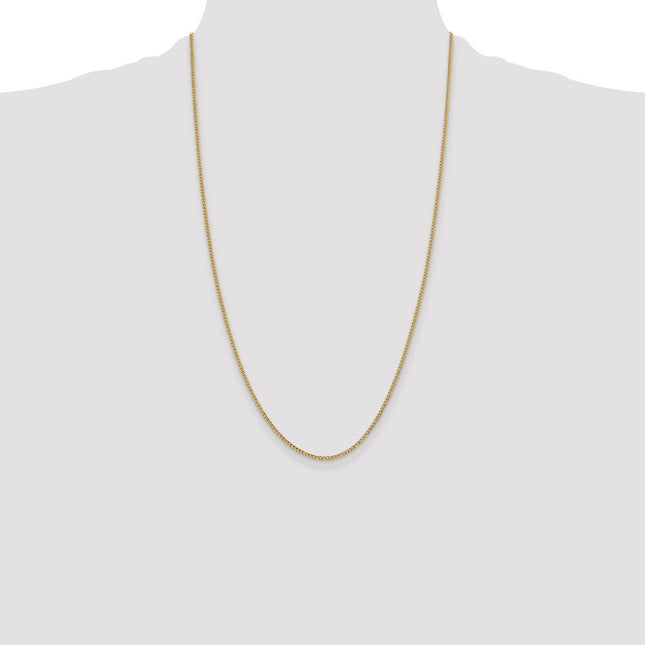 14k Semi-Solid Curb Chain, 26 x 1.85mm