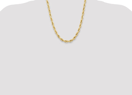 14K Semi Solid Rope with Lobster Clasp Chain (Style BC194-22)