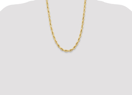 14K Semi Solid Rope with Lobster Clasp Chain (Style BC194-24)