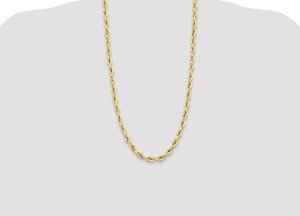 14K Semi Solid Rope with Lobster Clasp Chain (Style BC194-28)