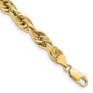14K Semi Solid Rope with Lobster Clasp Chain (Style BC194-8)