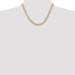 14k Semi-Solid Curb Chain (Style BC195-18)