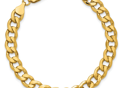 14k Semi-Solid Curb Chain, 7 x 7.5mm