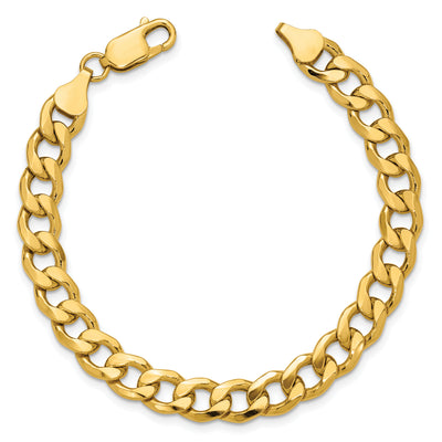 14K Semi-Solid Curb Chain, 7 x 7.5mm