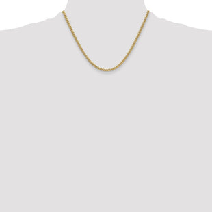 14k Semi-Solid Miami Cuban Chain (Style BC199-18)