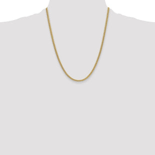 14k Semi-Solid Miami Cuban Chain (Style BC199-22)
