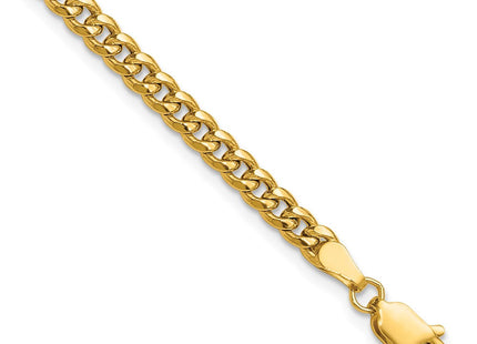 14k Semi-Solid Miami Cuban Chain (Style BC199-7)