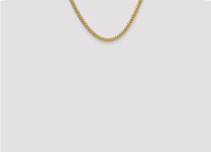 14k Semi-Solid Miami Cuban Chain (Style BC201-18)