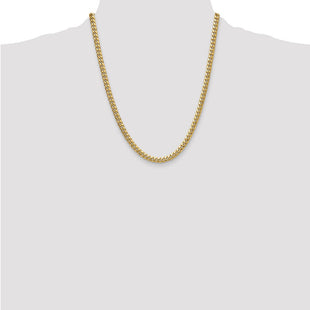 14k Semi-Solid Miami Cuban Chain (Style BC201-22)