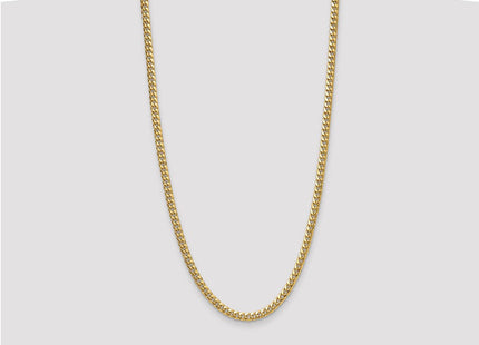 14k Semi-Solid Miami Cuban Chain (Style BC201-28)