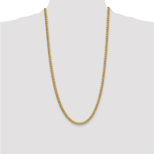 14k Semi-Solid Miami Cuban Chain (Style BC201-28)