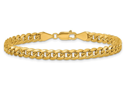 14k Semi-Solid Miami Cuban Chain (Style BC201-7)