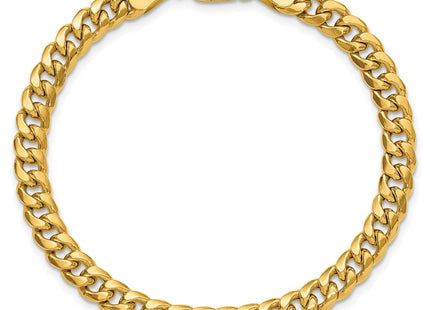 14k Semi-Solid Miami Cuban Chain (Style BC201-7)