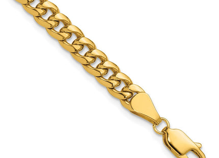 14k Semi-Solid Miami Cuban Chain (Style BC201-7)