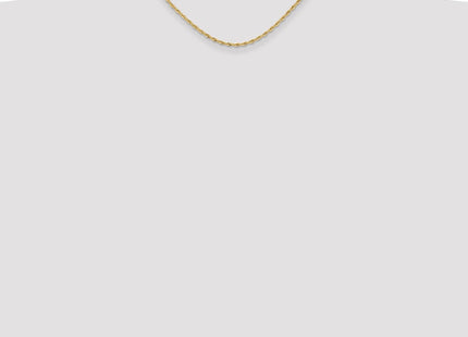 14K Yellow Gold Semi-Solid Rope Chain (Style BC202-16)