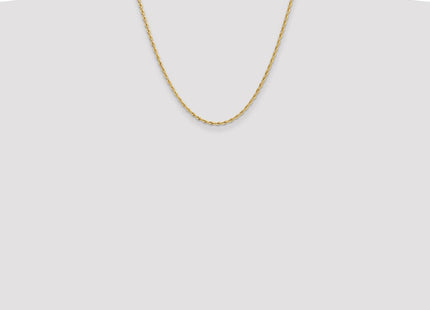 14K Yellow Gold Semi-Solid Rope Chain (Style BC202-20)