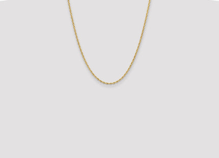 14K Yellow Gold Semi-Solid Rope Chain (Style BC202-22)